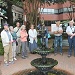 In the courtyard of the Confederate White House, Richmond